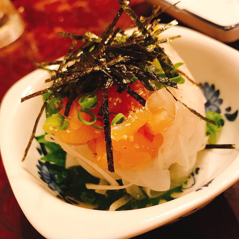 鳥わさ(食堂うめぼし)