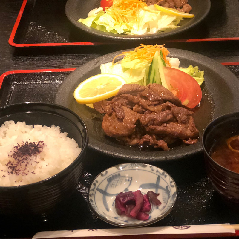 焼肉定食(洋食屋牛銀)