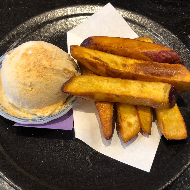 薩摩フライアイス添え(にぎり長次郎 楠葉店)