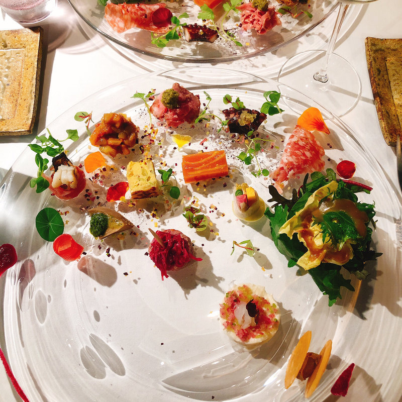 10種の前菜(ル アイ 谷町店)