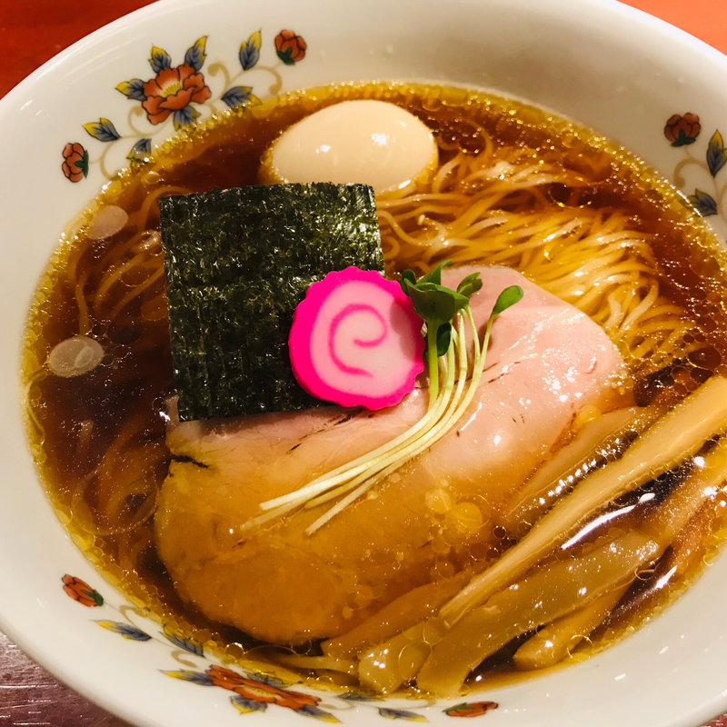 中華そば+味玉(らーめん竹馬)