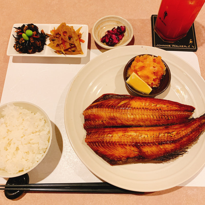 縞ホッケ定食(若さ美 カラダに優しいごはん家)