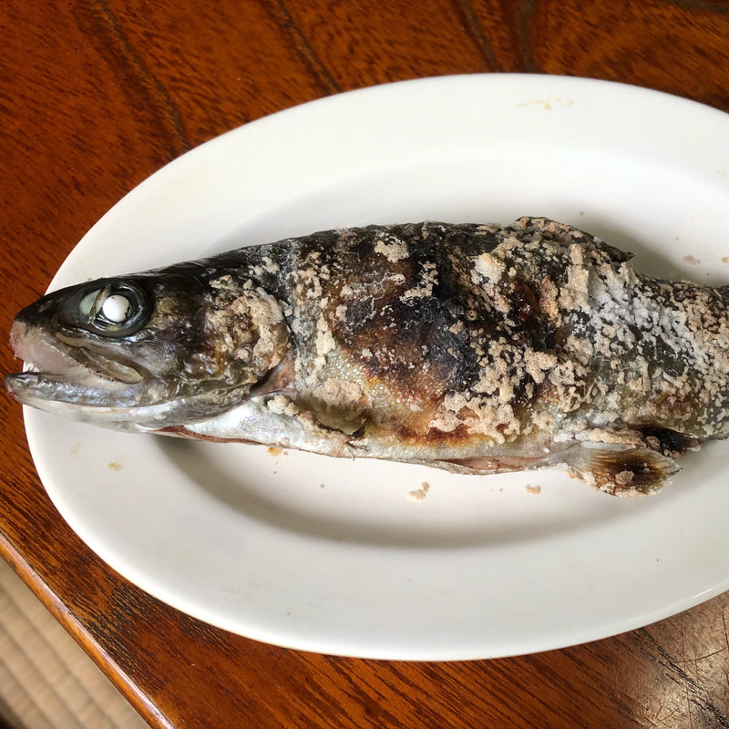 ニジマスの塩焼き(鱒の家 )
