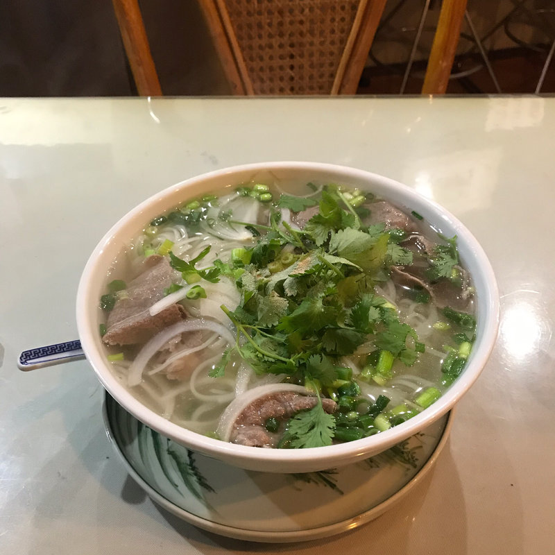 フォーボー（北ベトナム風のうどん）(ジャンズベトナム料理店)