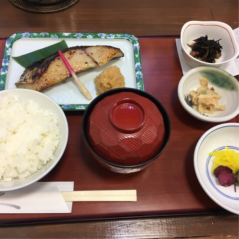 本さわら酒粕白味噌漬定食(京粕漬 魚久 銀座店（キョウカスヅケウオキュウ）)