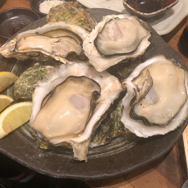 焼き牡蠣(鉄火)