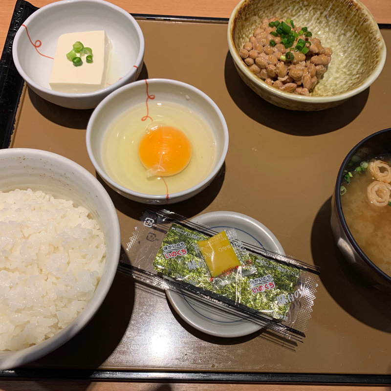 納豆朝食(やよい軒 敷戸店 )