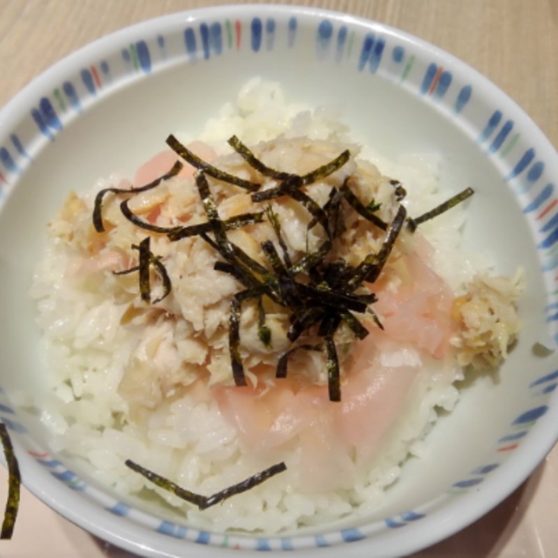 ガリサバ飯(あさりらーめん波市)