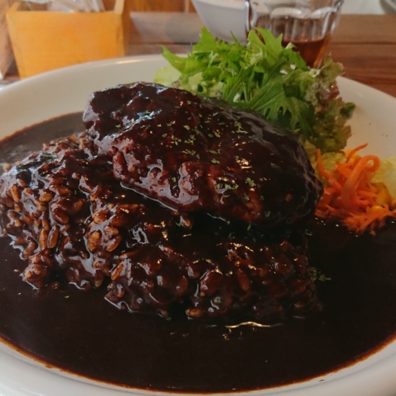 ハンバーグカレー(MOGA cafe)