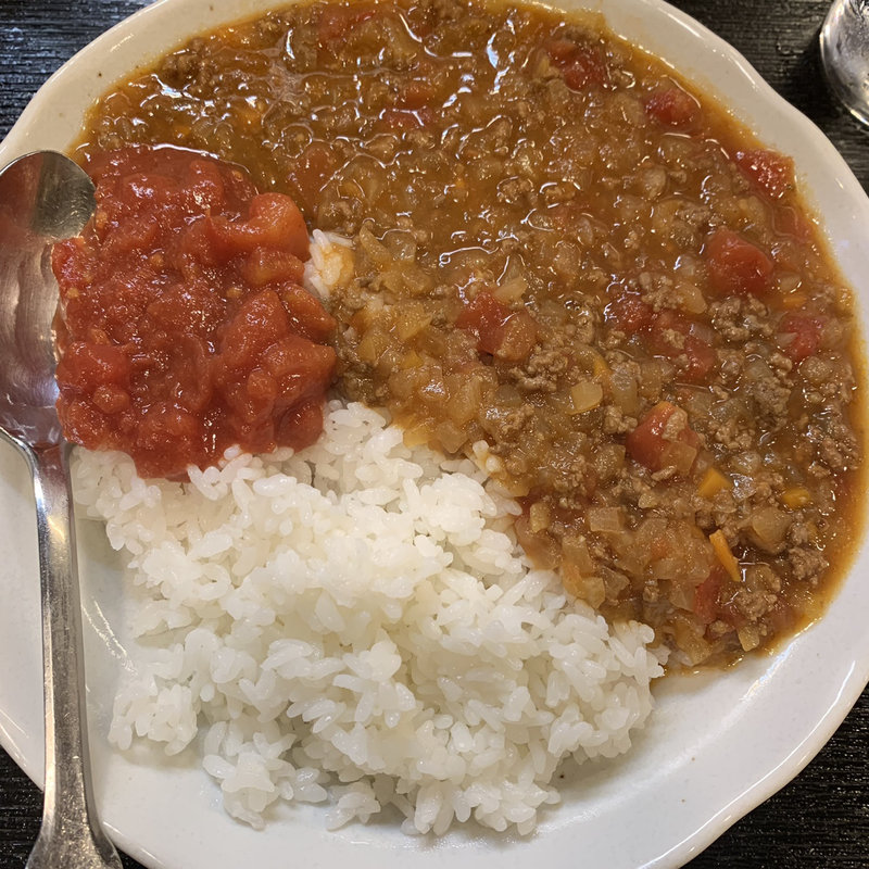 激辛キーマカレー(鉄板焼き べろべろばあ （Beroberobar）)