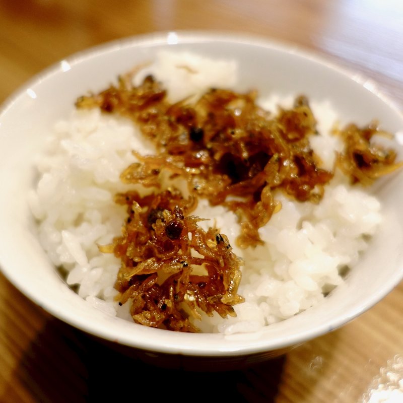 じゃこご飯(うどん処 重己)