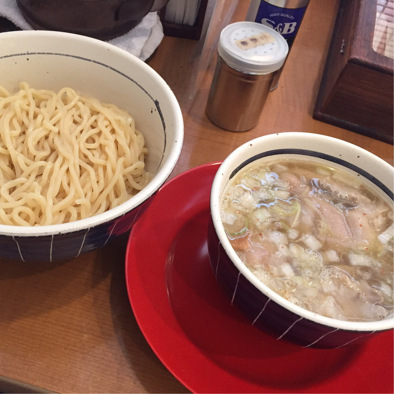 塩つけそば＋豚足(麺屋 えぐち )