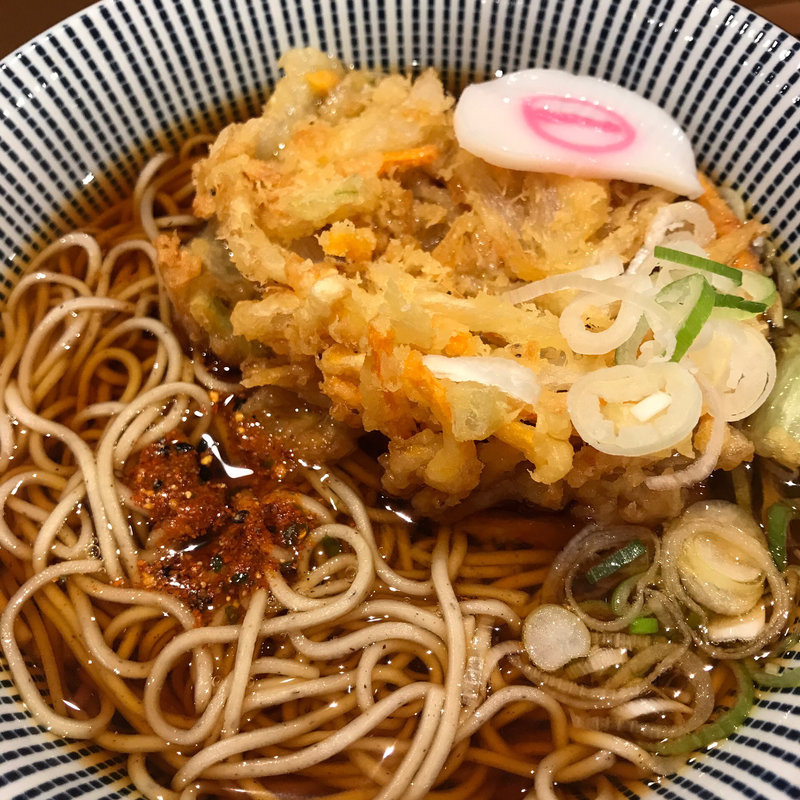 かき揚げ天そば・うどん(そばいち新宿店)