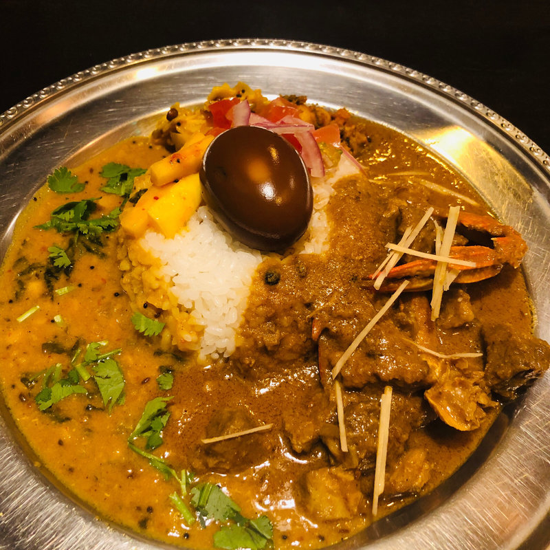 インディア蟹&ポーク(定食堂 金剛石)