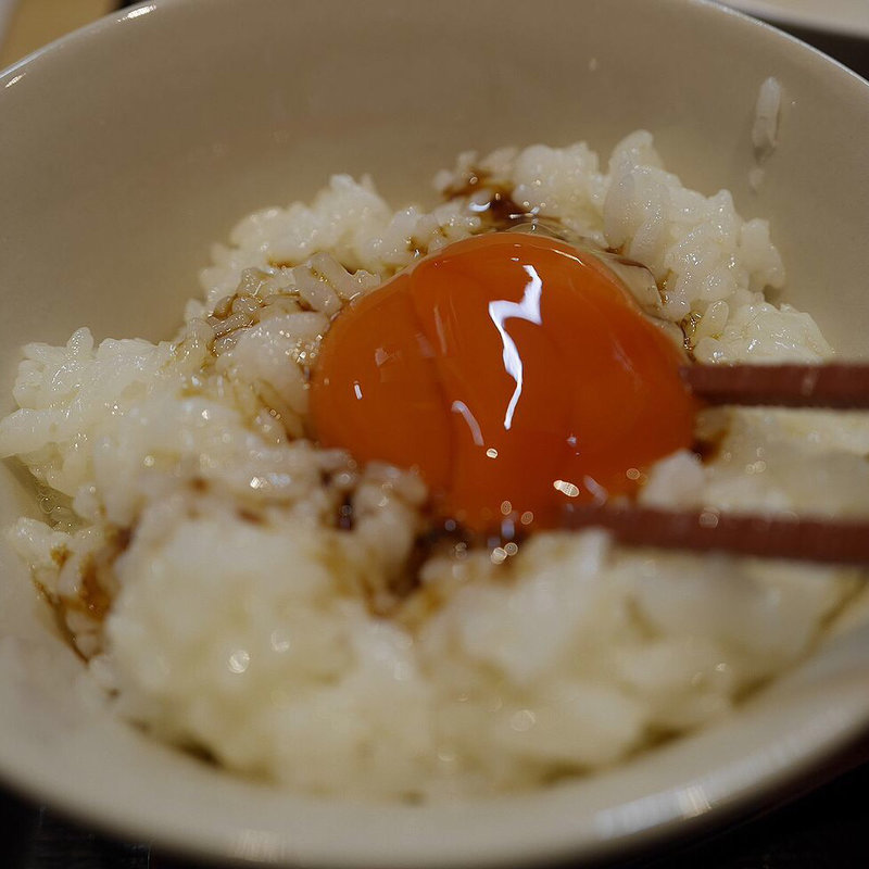 卵かけご飯(自家製麺うどん屋島)
