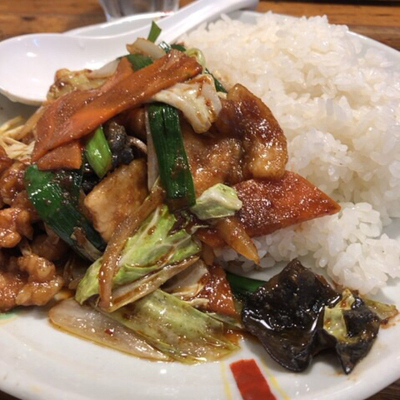 ホイコーロー丼(麺飯食堂 なかじま)
