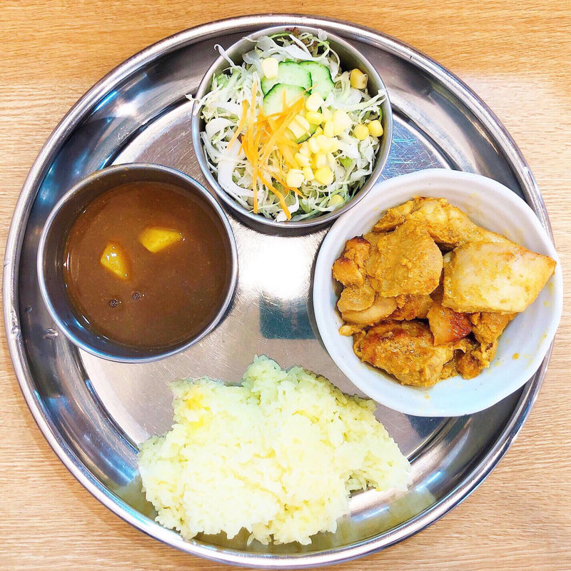 ケララチキン ライス小(ガン爺)