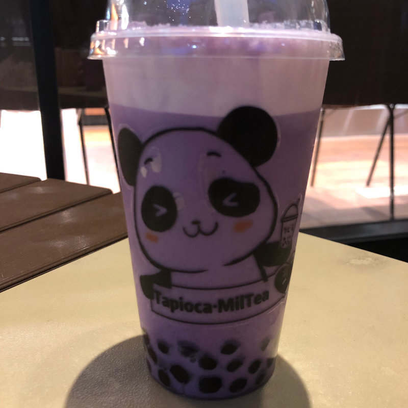 紫芋ミルクフォームタピオカ(ミルティー 糀谷店)