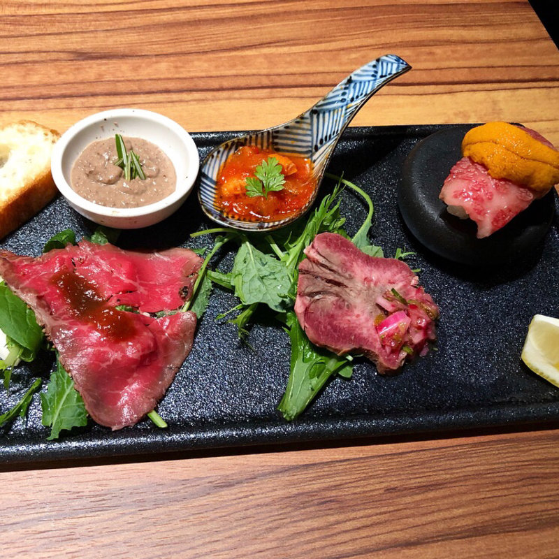 肉前菜(和牛ステーキ弘)