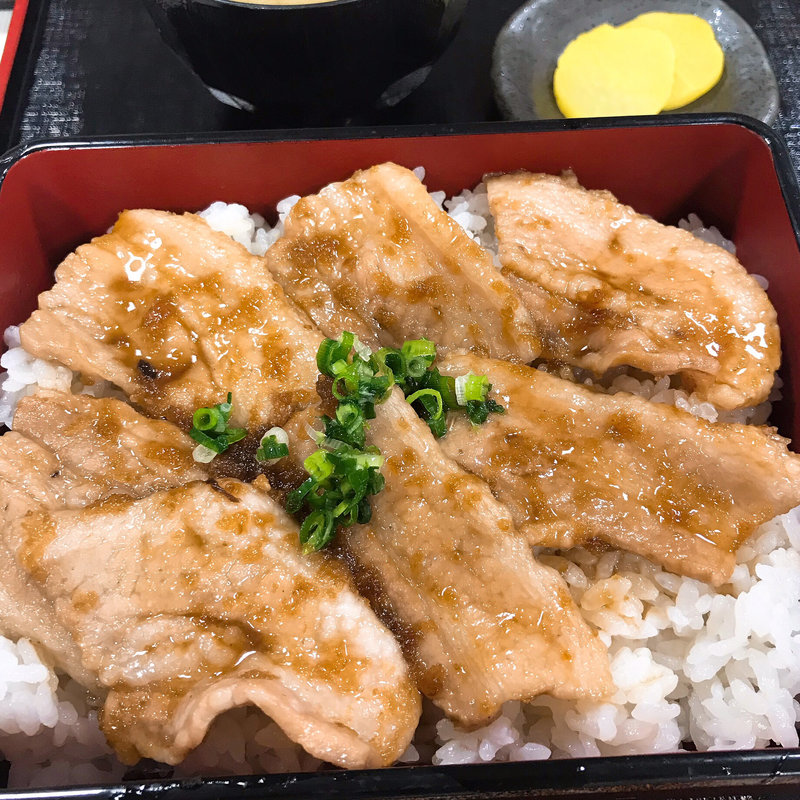 生姜焼き重(ごんた食堂)