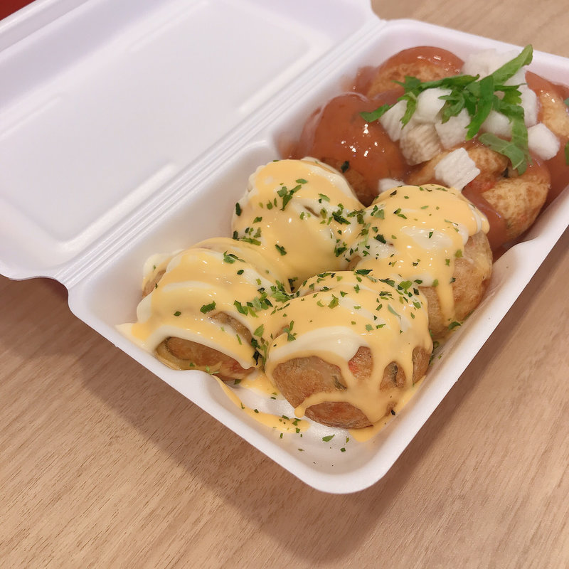 ハーフ&ハーフ 梅しそだれ マヨチーズ(笑たこ ララガーデン春日部店)