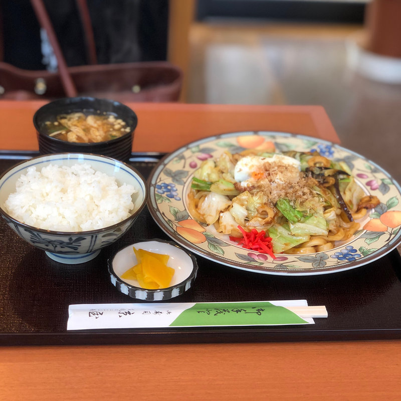 みそ焼きうどんセット(京屋寿司店 )