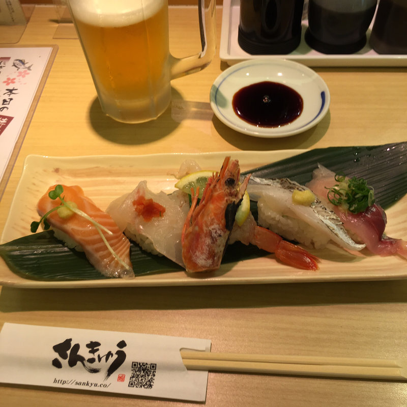 人気五種盛(さんきゅう水産千里丘店)