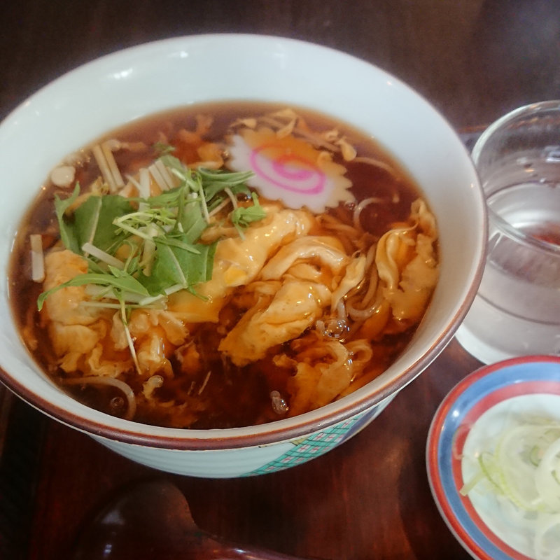 かき玉そば(そば処 梶ヶ谷 海老民)