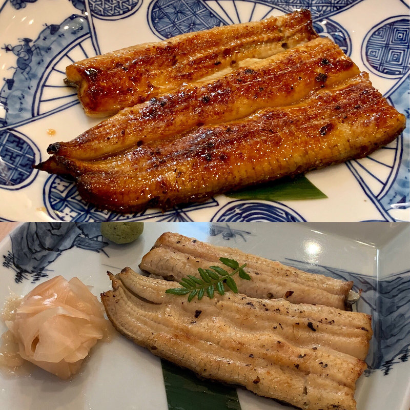 蒲焼き/白焼き（梅、各料金）(赤坂ふきぬき大丸心斎橋店)