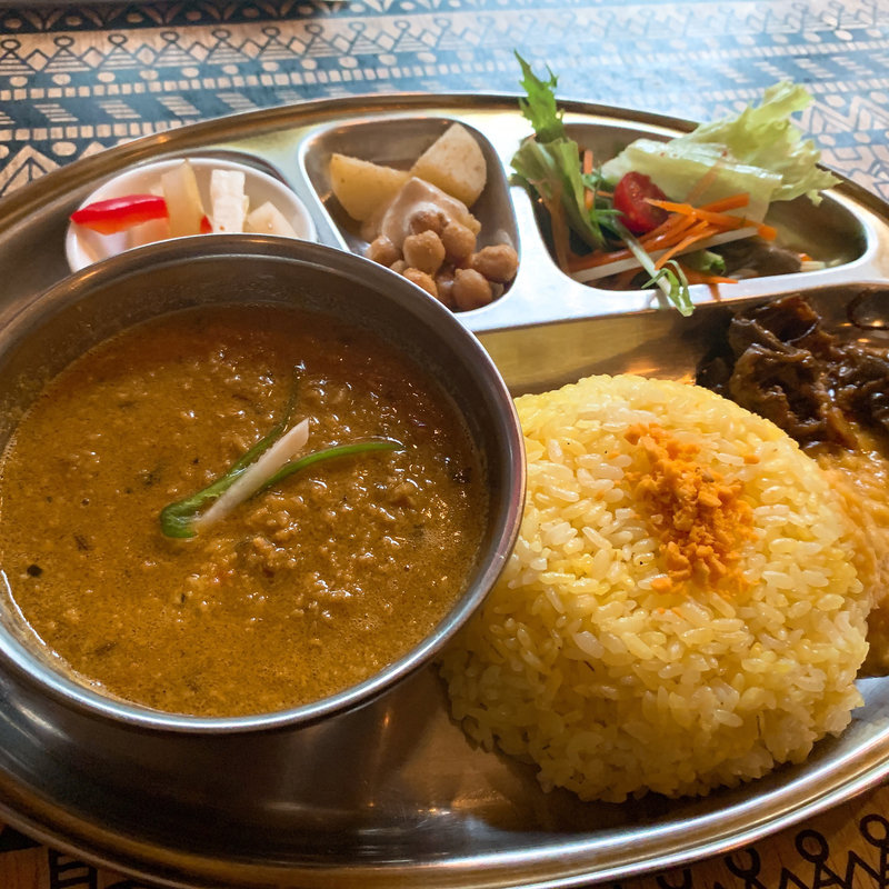 ひよこ豆のキーマカレー(期間限定)(カフェ＆カレー ボタ)