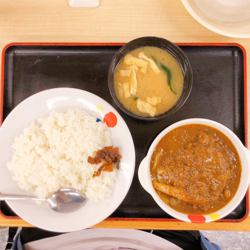 創業ハンバーグビーフカレー（期間限定メニュー）(松屋 尾山台店 )