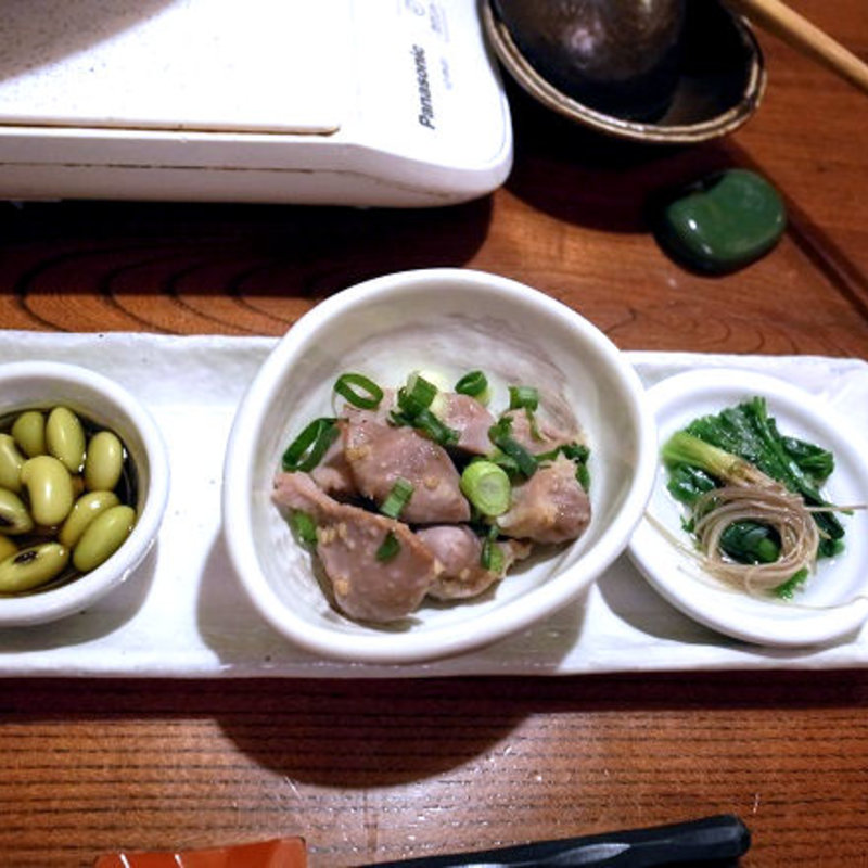 お通し3種(讃岐うどん 蔵之介 （くらのすけ）)