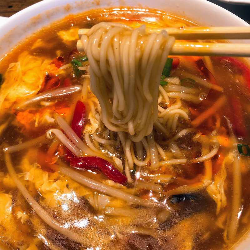 酸辣湯麺(中国料理 青冥 Ching Ming 堂島本店)