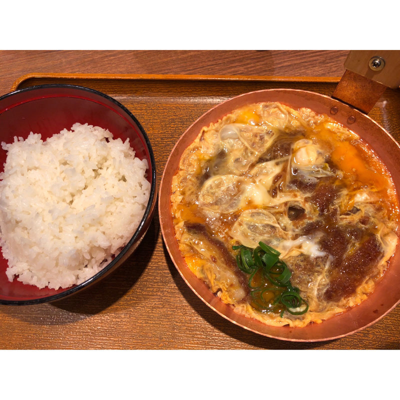 二個玉子特ロースかつ丼(祭太鼓 上本町ハイハイタウン店)