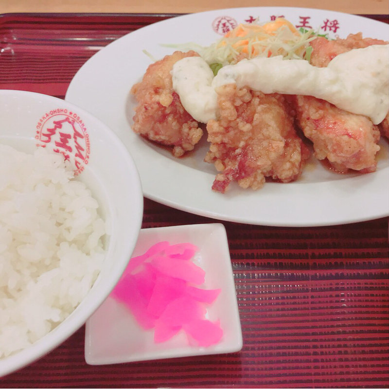 南蛮定食(大阪王将 ゆめタウン大牟田店)