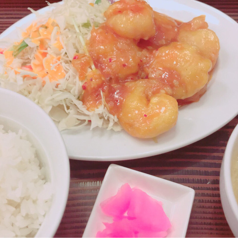 エビチリ定食(大阪王将 ゆめタウン大牟田店)