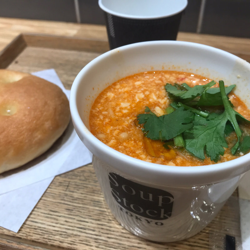 朝のスープセット（雲南豆腐スープ）(Soup Stock Tokyo 自由が丘店)