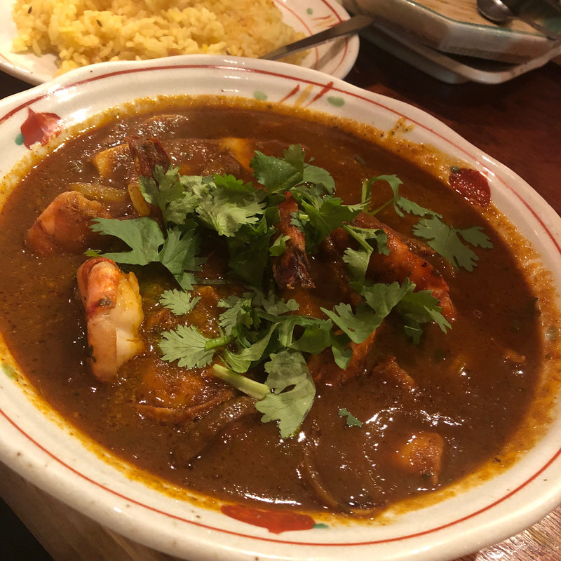 スパイスカレー えび(吉柳)