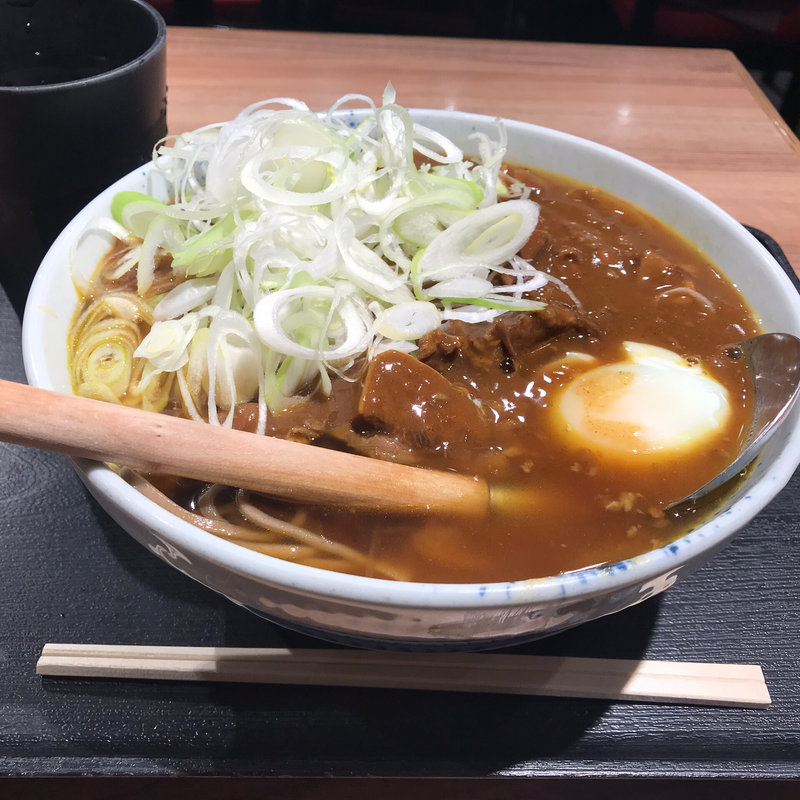 牛すじカレーそば(俺のそば GINZA5)