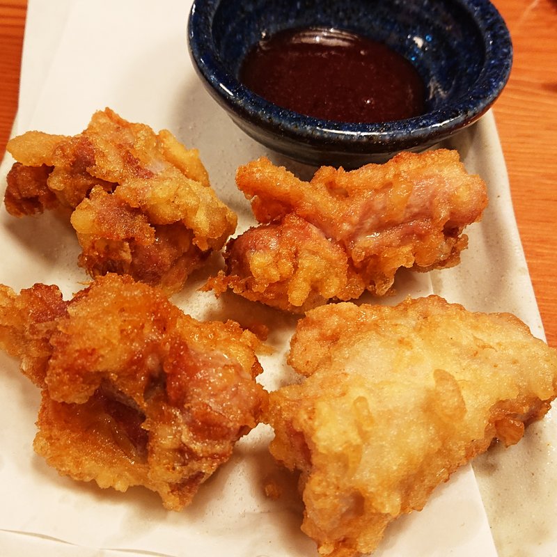 とり天 -梅肉ソース添え-(鳥貴族 鵜の木店)