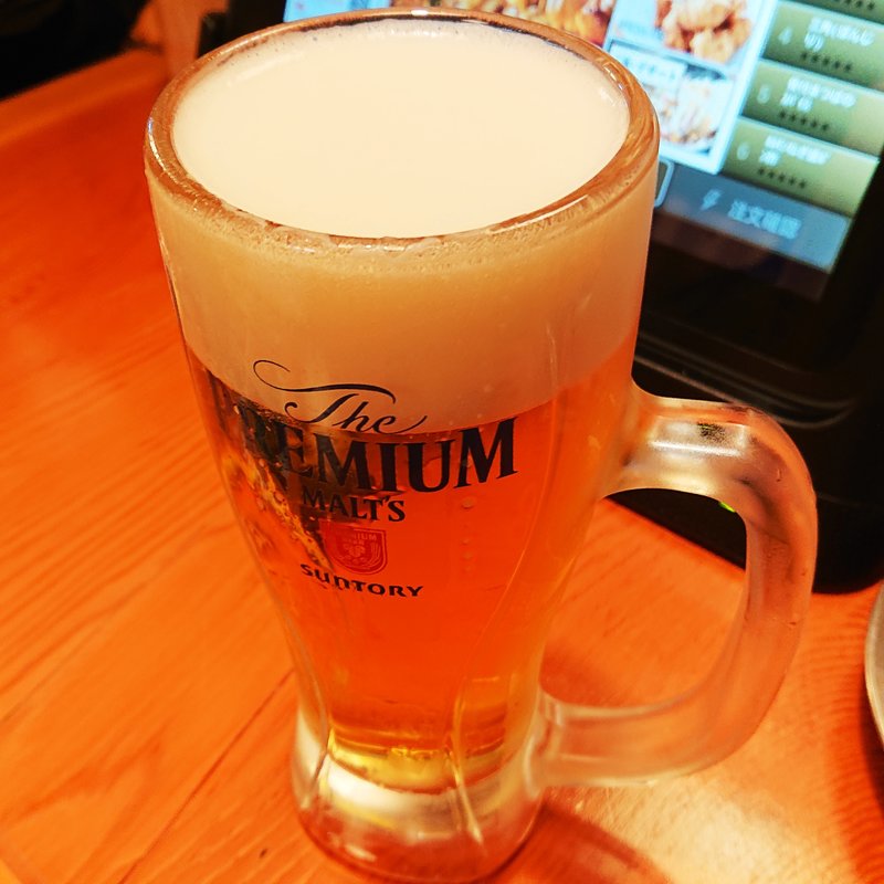 ザ・プレミアム・モルツ（中）(鳥貴族 鵜の木店)