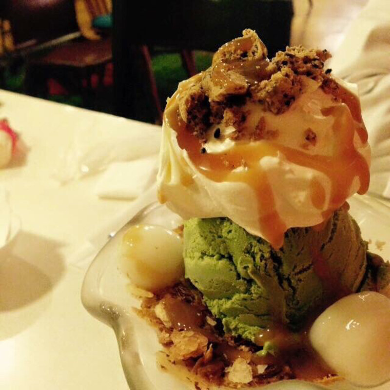 抹茶パフェ(ロマンティコ・ロマンティカ)