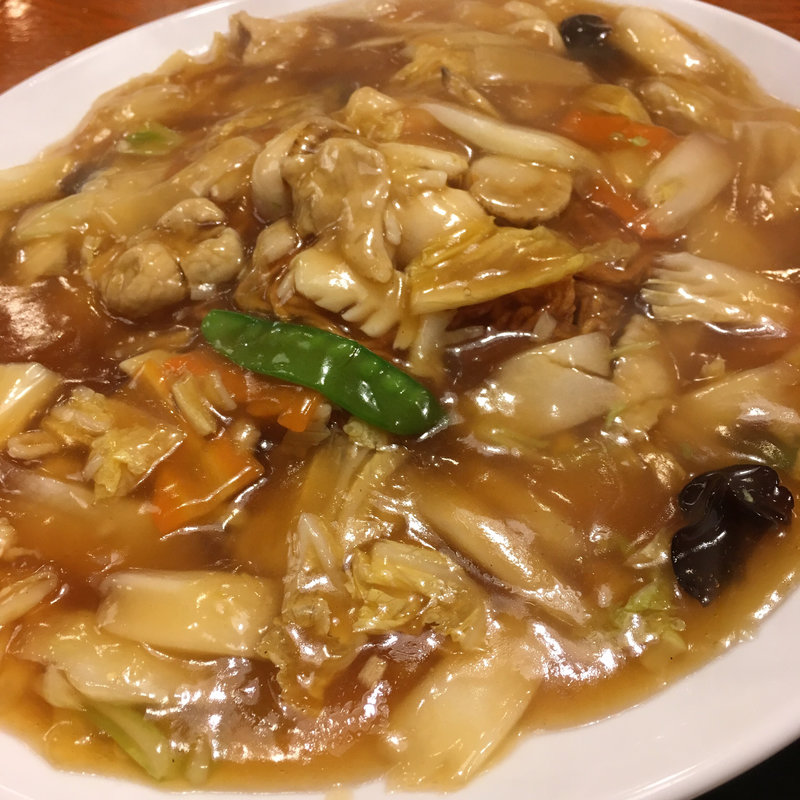 あんかけ焼そば(ラーメン屋 まつ笠 )