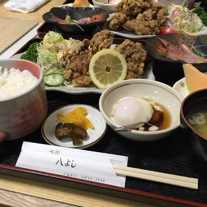 からあげ定食(八よし)
