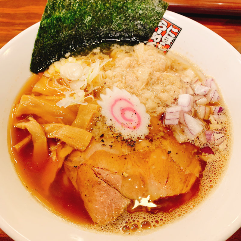 期間限定 背脂煮干しラーメン(煮干しらーめん 玉五郎 東心斎橋店)