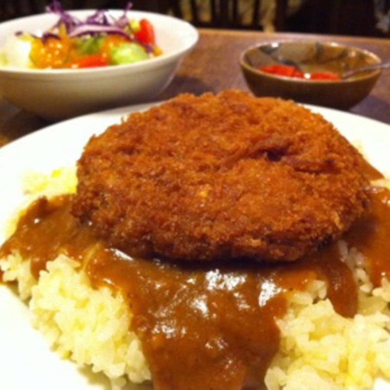 ハンバーグフライカレー （セット）(さふらん )