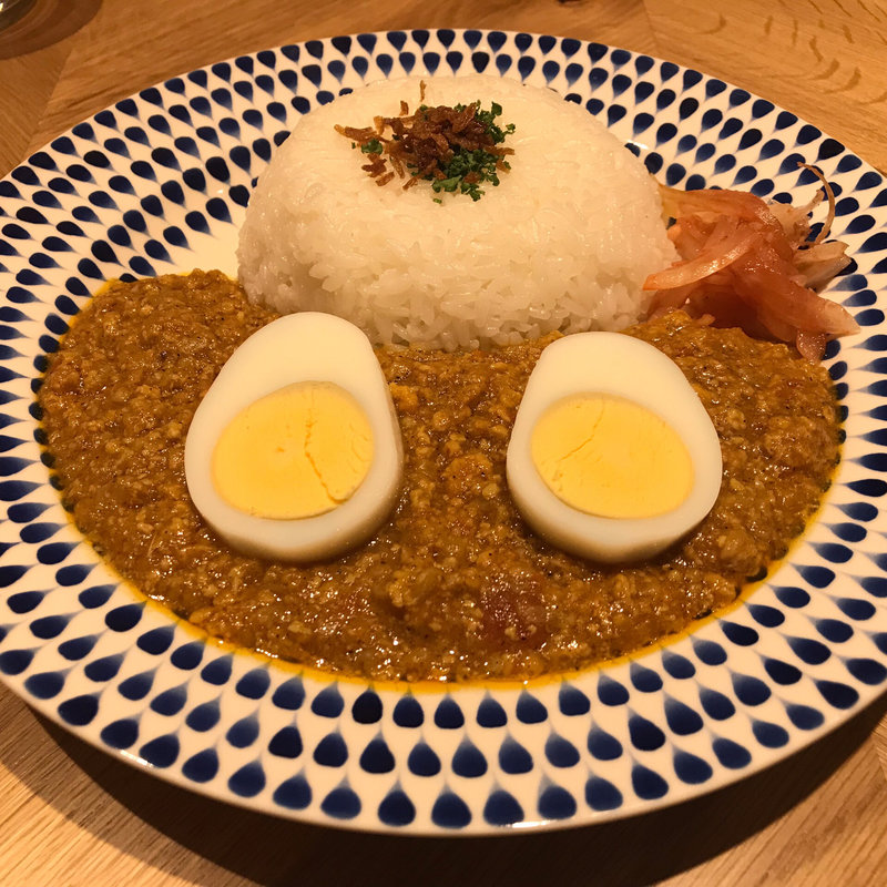 暁タップス特製キーマカレー(暁タップス銀座)