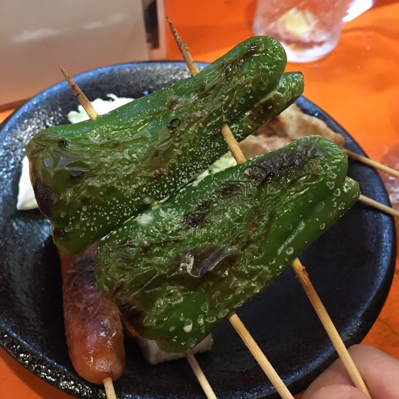 ピーマン（串焼き）(二代目 けんのすけ  （【旧店名】けんのすけ 本店）)