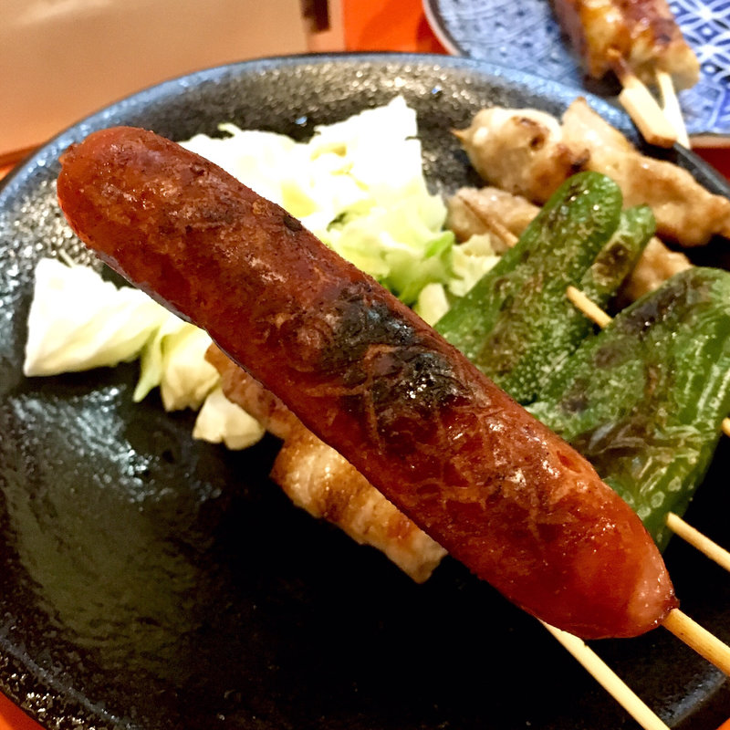 ウインナー（串焼き）(二代目 けんのすけ  （【旧店名】けんのすけ 本店）)