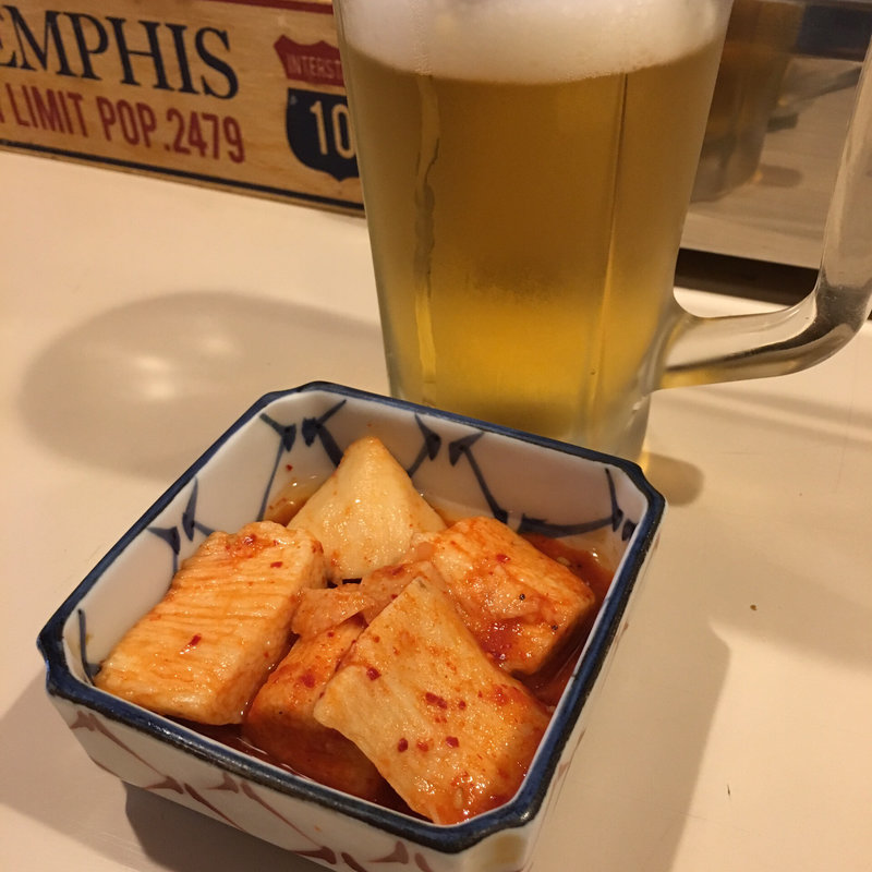 山芋キムチ(居酒屋ジョニー)